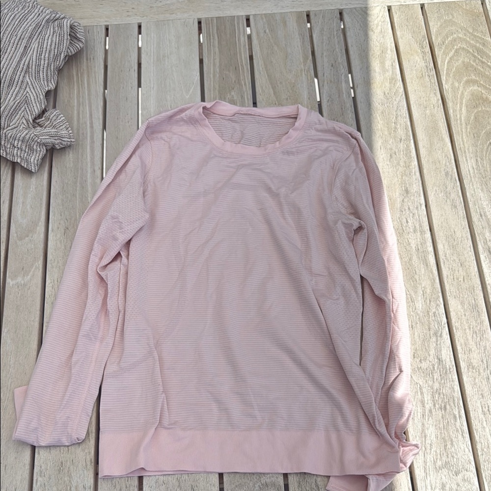 Light Pink Long Sleeve Shirt